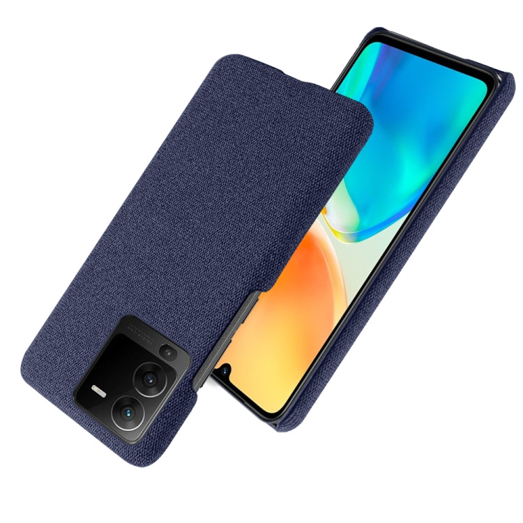 For vivo S15 Cloth Coated Hard Plastic Phone Case