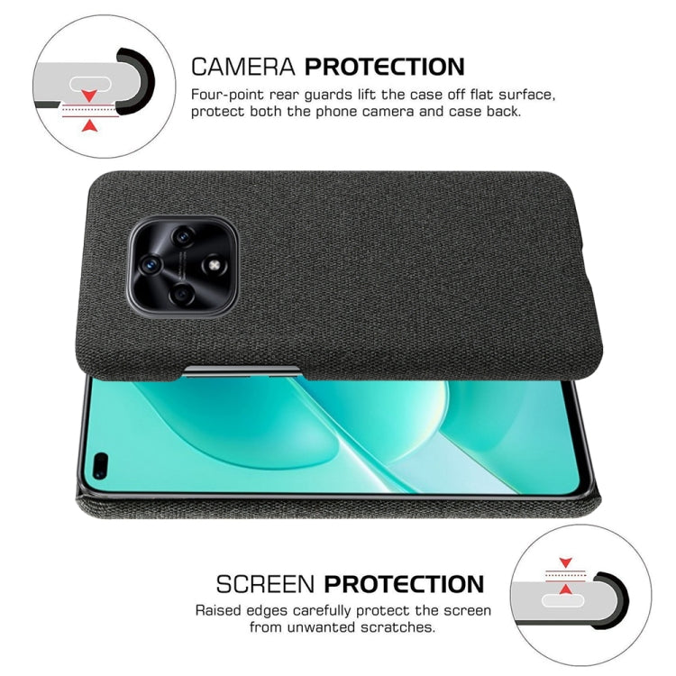 For Huawei nova 9Z 5G Cloth Coated Hard Plastic Phone Case