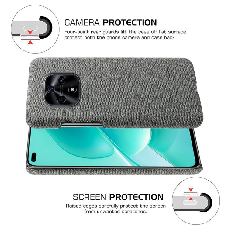 For Huawei nova 9Z 5G Cloth Coated Hard Plastic Phone Case
