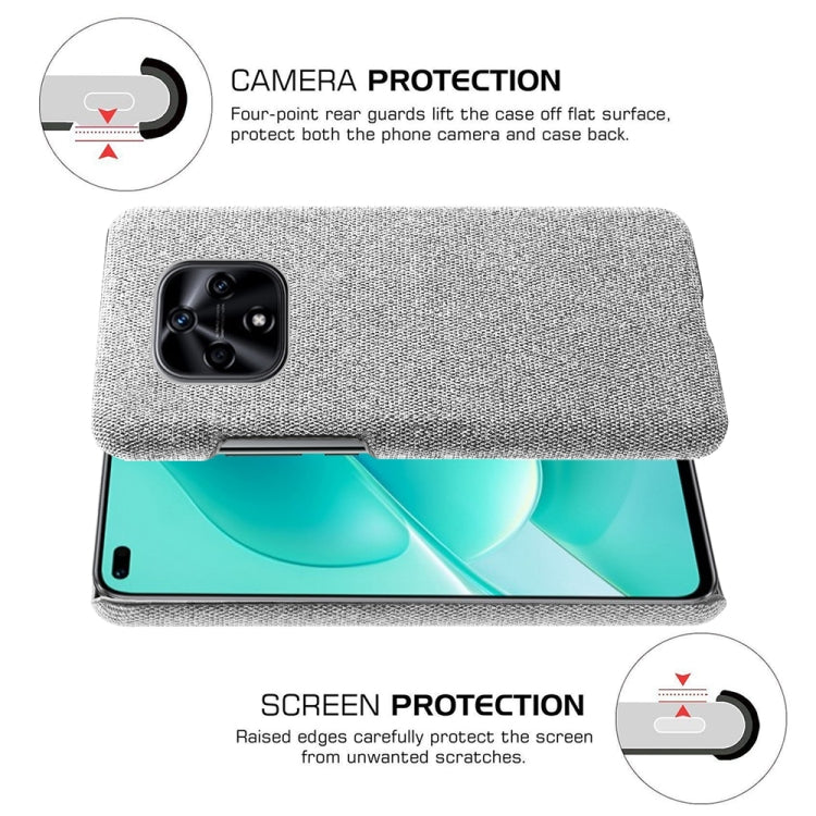 For Huawei nova 9Z 5G Cloth Coated Hard Plastic Phone Case