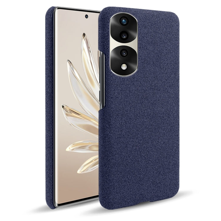 For Honor 70 Pro+ Cloth Coated Hard Plastic Phone Case