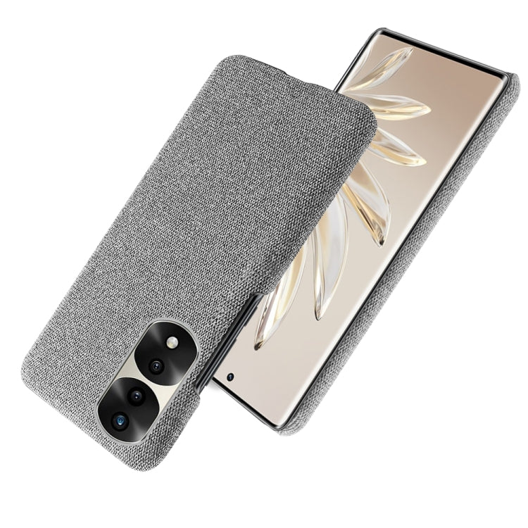 For Honor 70 Pro+ Cloth Coated Hard Plastic Phone Case