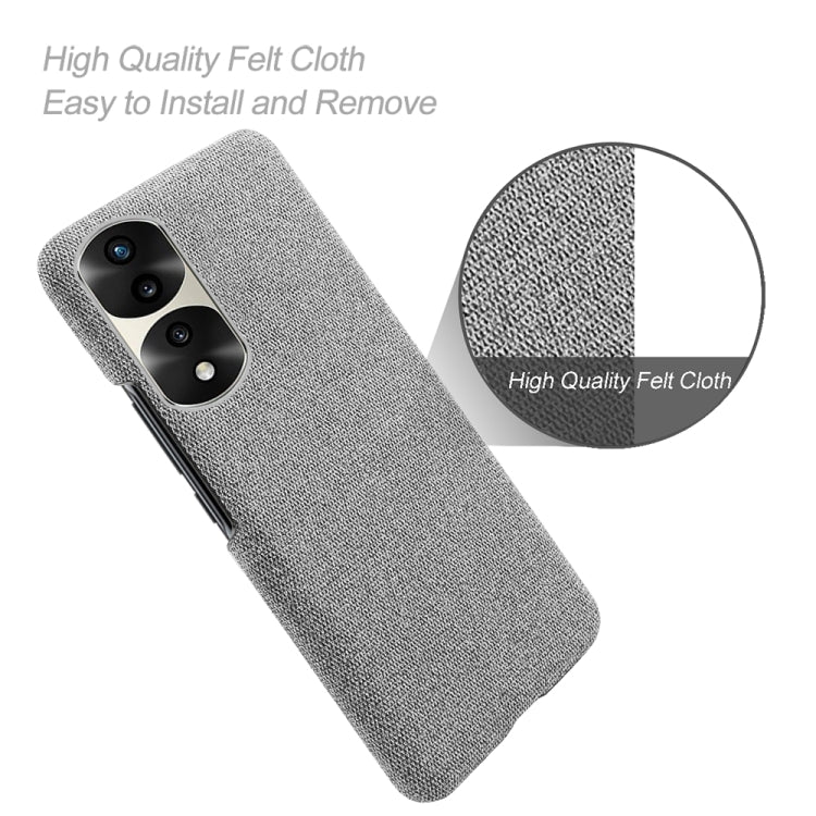 For Honor 70 Pro+ Cloth Coated Hard Plastic Phone Case