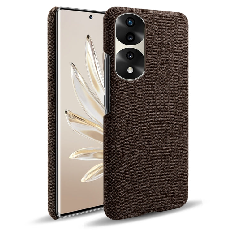 For Honor 70 Pro+ Cloth Coated Hard Plastic Phone Case
