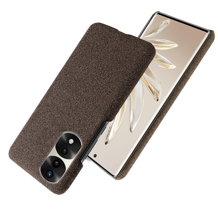For Honor 70 Pro+ Cloth Coated Hard Plastic Phone Case