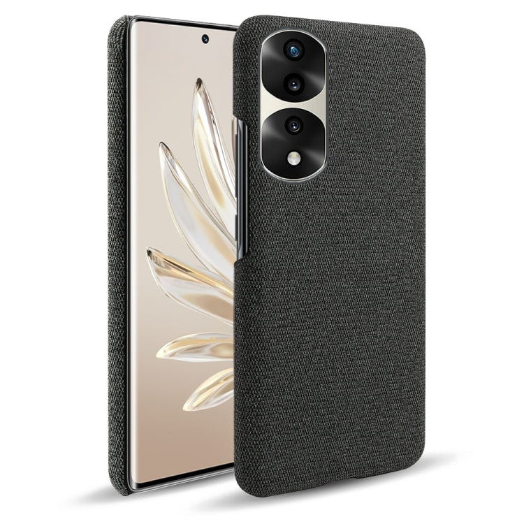 For Honor 70 Pro Cloth Coated Hard Plastic Phone Case