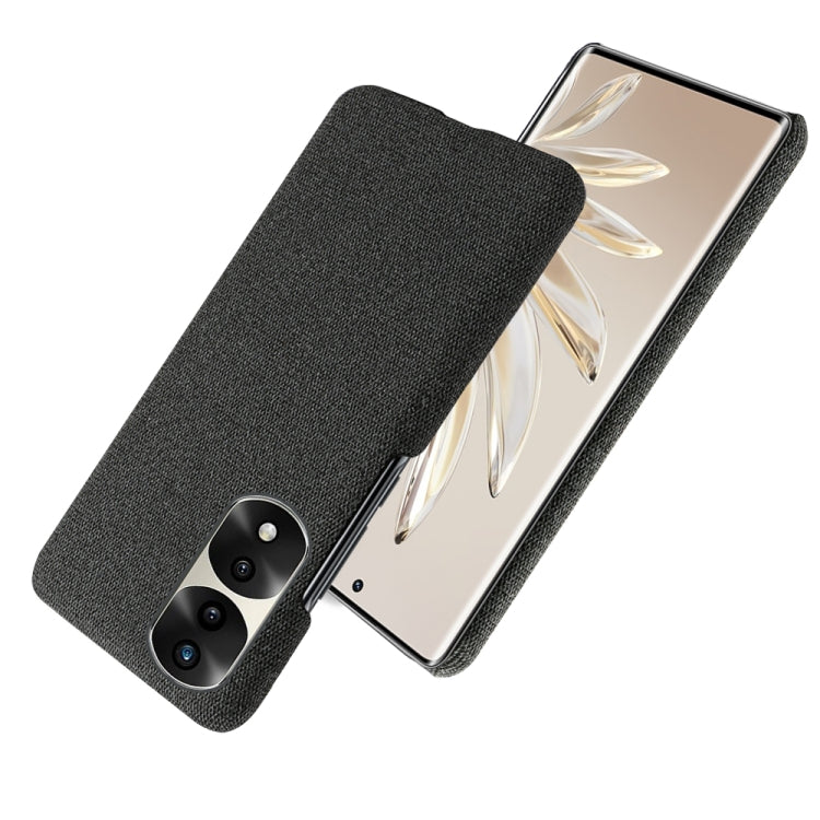 For Honor 70 Pro Cloth Coated Hard Plastic Phone Case