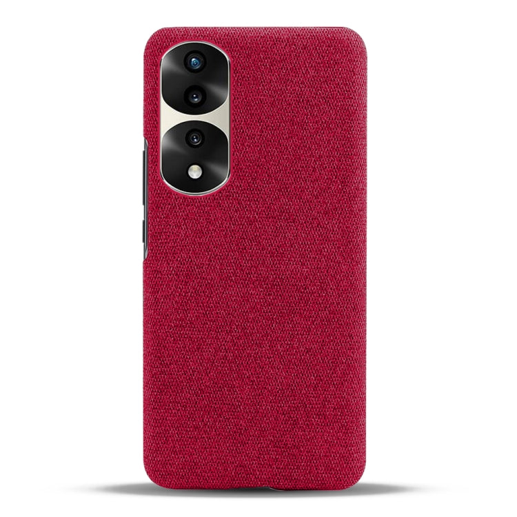 For Honor 70 Pro Cloth Coated Hard Plastic Phone Case