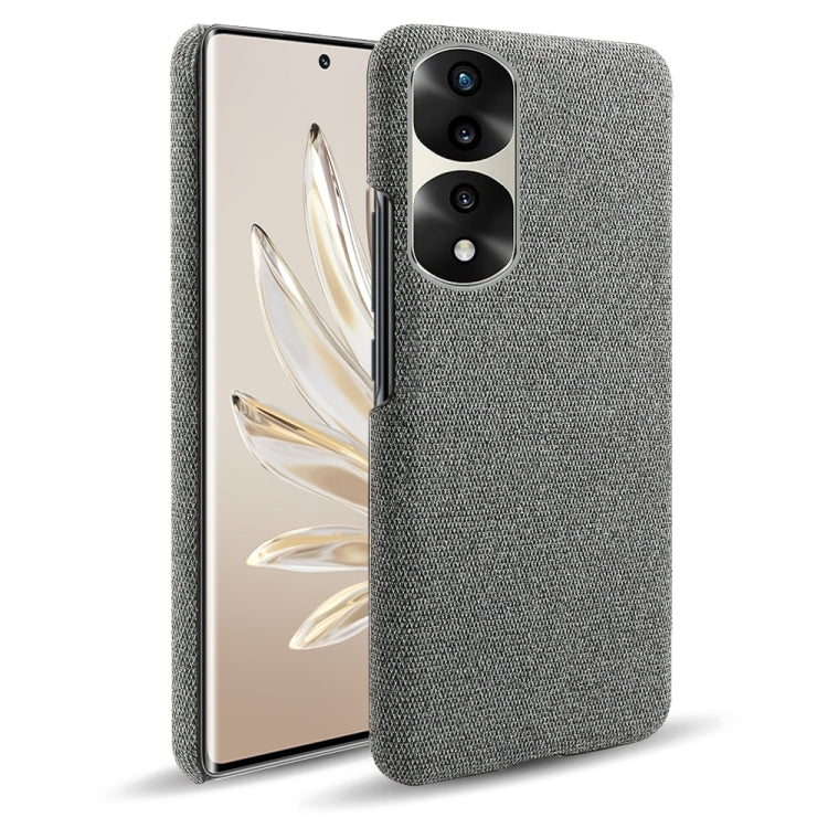 For Honor 70 Pro Cloth Coated Hard Plastic Phone Case