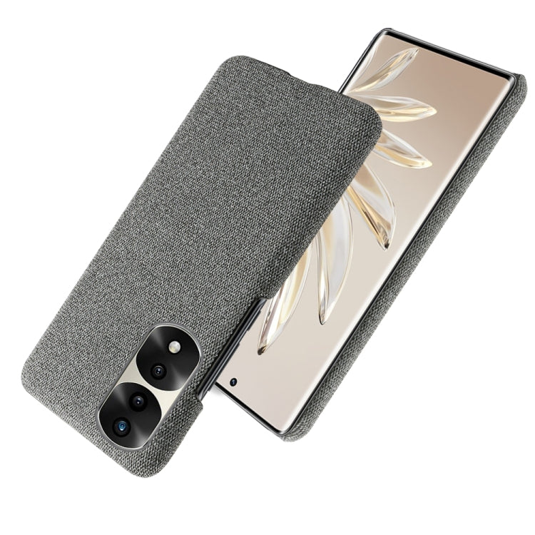 For Honor 70 Pro Cloth Coated Hard Plastic Phone Case