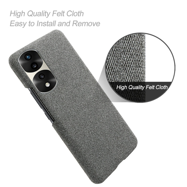 For Honor 70 Pro Cloth Coated Hard Plastic Phone Case