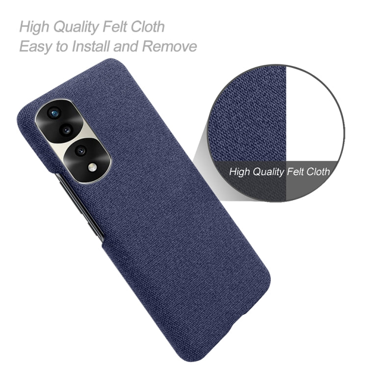 For Honor 70 Pro Cloth Coated Hard Plastic Phone Case