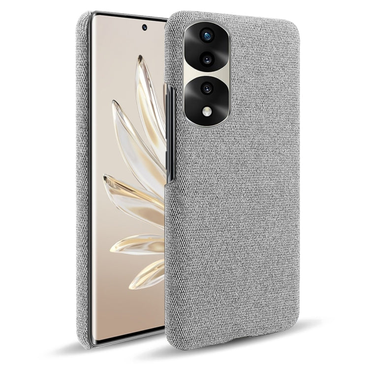 For Honor 70 Pro Cloth Coated Hard Plastic Phone Case