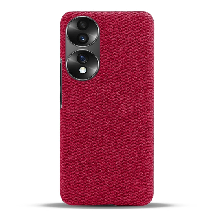 For Honor 70 Cloth Coated Hard Plastic Phone Case