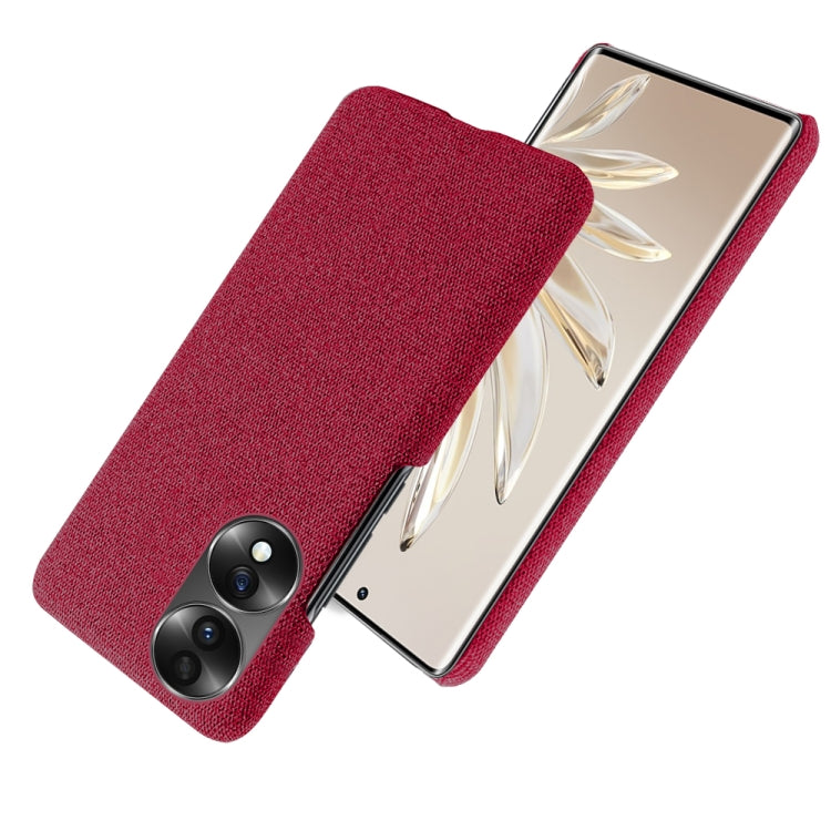 For Honor 70 Cloth Coated Hard Plastic Phone Case