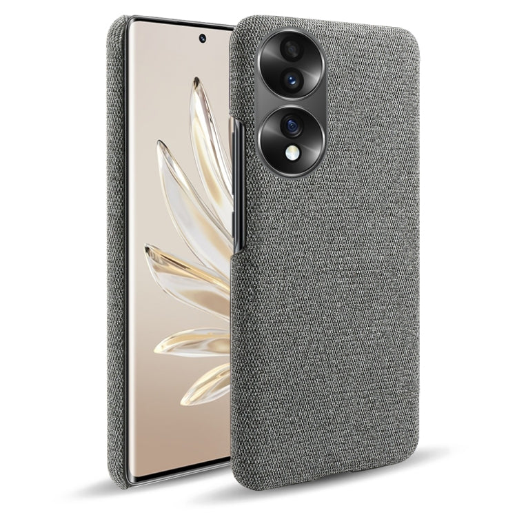 For Honor 70 Cloth Coated Hard Plastic Phone Case