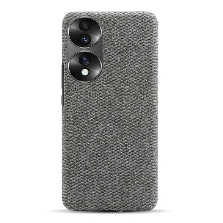 For Honor 70 Cloth Coated Hard Plastic Phone Case