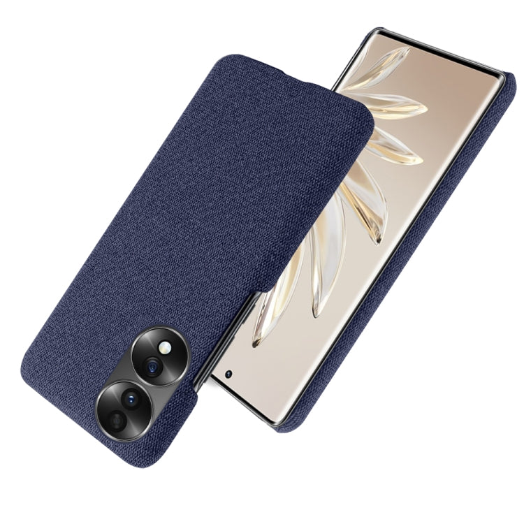 For Honor 70 Cloth Coated Hard Plastic Phone Case