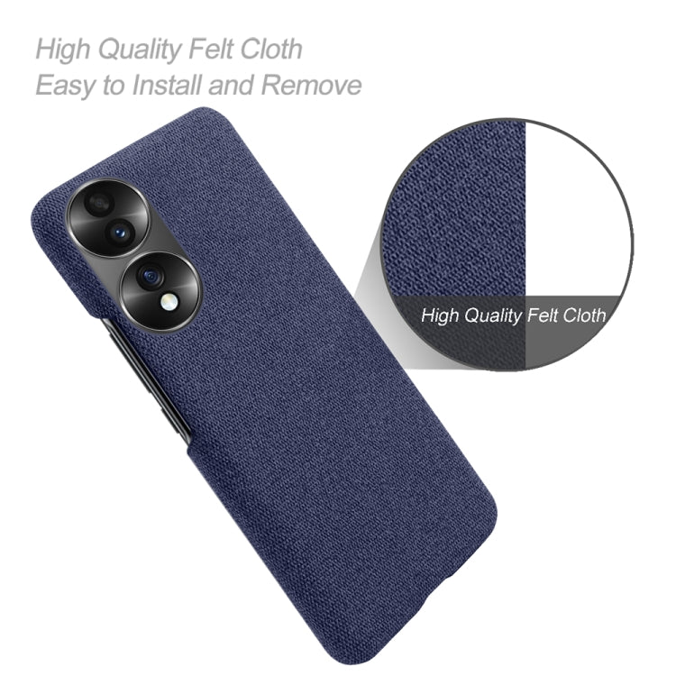 For Honor 70 Cloth Coated Hard Plastic Phone Case