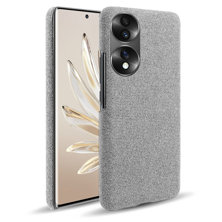 For Honor 70 Cloth Coated Hard Plastic Phone Case