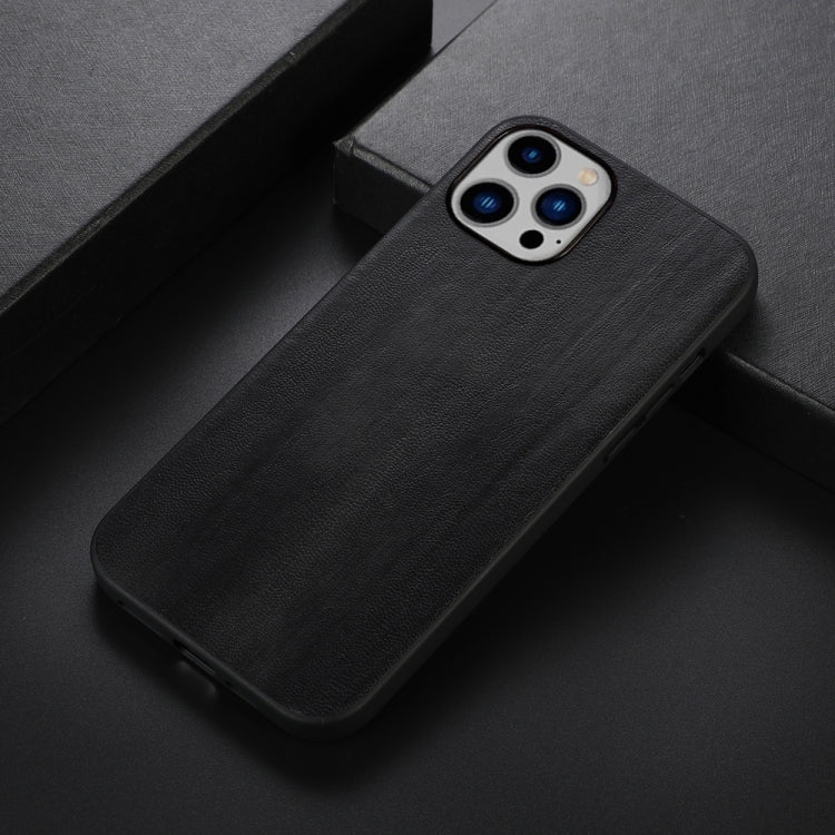 For iPhone 14 Plus Yellow Cow Texture PU Phone Case