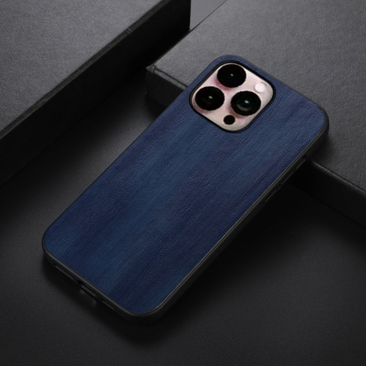 For iPhone 14 Pro Max Yellow Cow Texture PU Phone Case