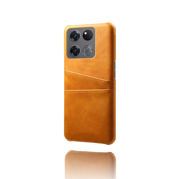 For OnePlus Ace Racing Dual Card Slots Calf Texture PC + PU Phone Case