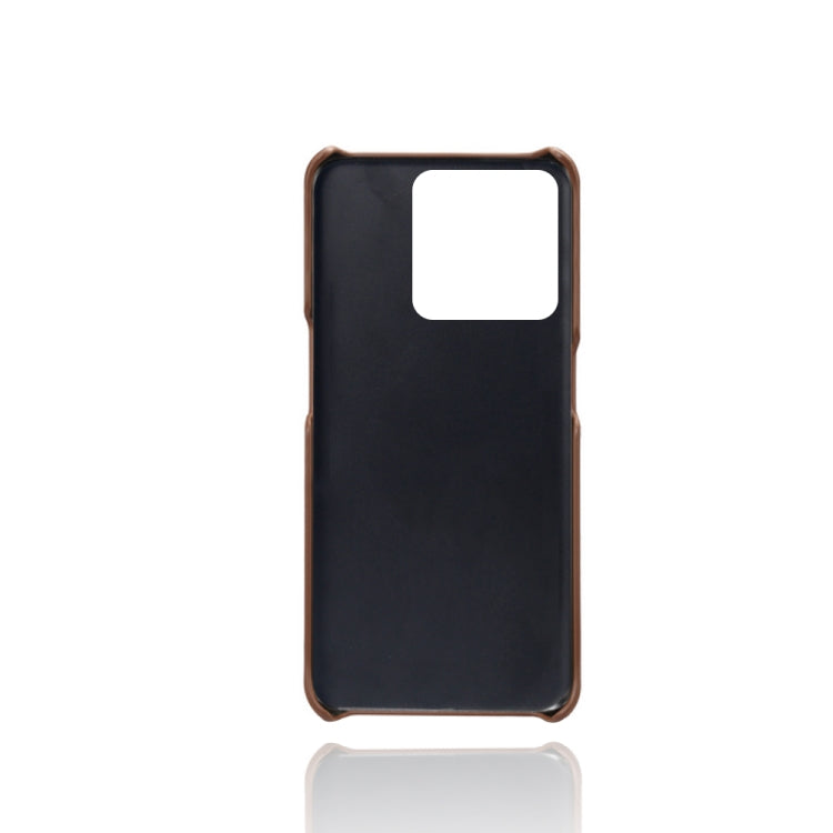 For OnePlus Ace Racing Dual Card Slots Calf Texture PC + PU Phone Case