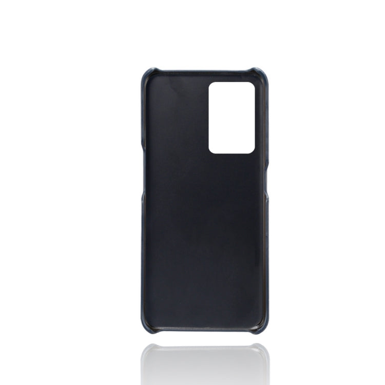 For OnePlus Nord 2T 5G Dual Card Slots Calf Texture PC + PU Phone Case