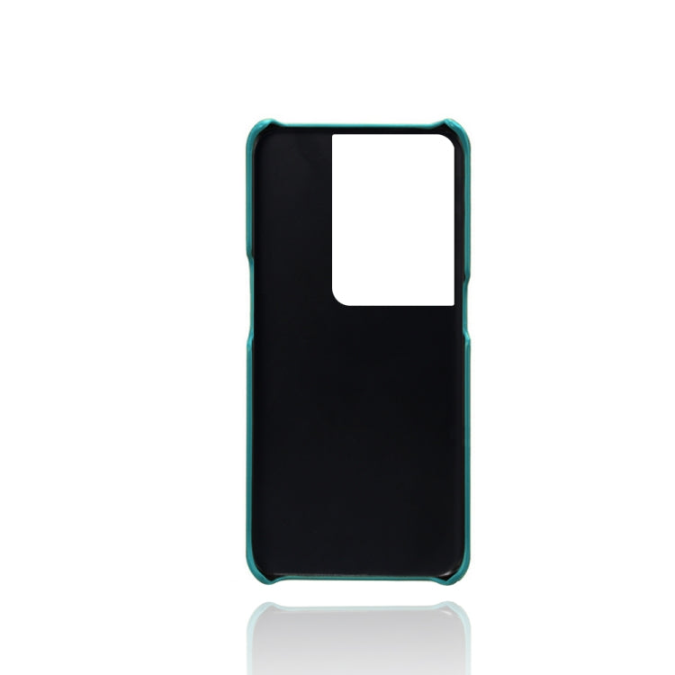 For OPPO Reno8 Pro+ Dual Card Slots Calf Texture PC + PU Phone Case