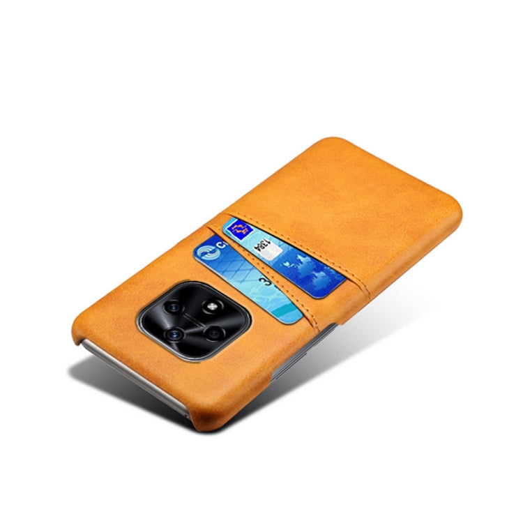 For Huawei nova 9Z 5G Dual Card Slots Calf Texture PC + PU Phone Case