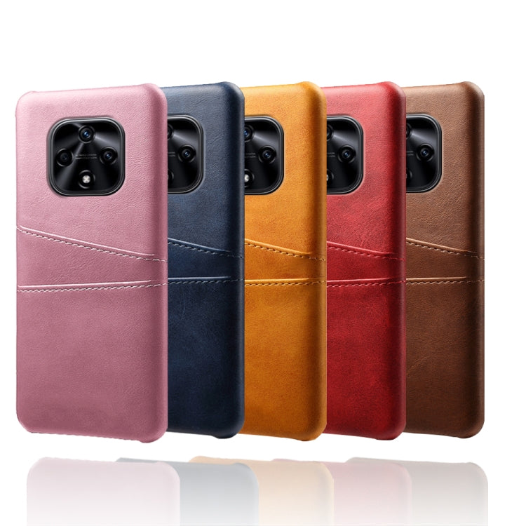 For Huawei nova 9Z 5G Dual Card Slots Calf Texture PC + PU Phone Case