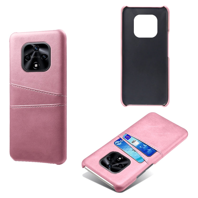 For Huawei nova 9Z 5G Dual Card Slots Calf Texture PC + PU Phone Case