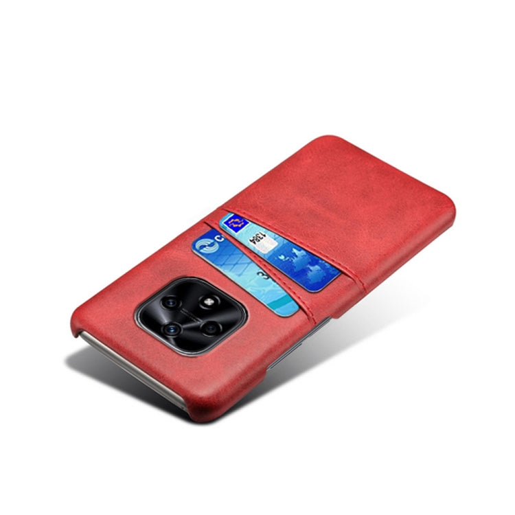 For Huawei nova 9Z 5G Dual Card Slots Calf Texture PC + PU Phone Case