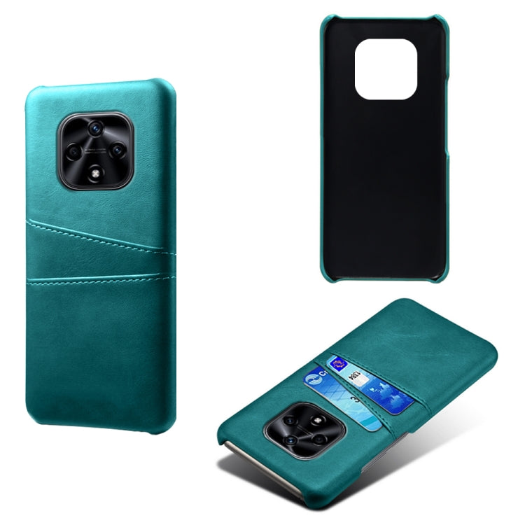 For Huawei nova 9Z 5G Dual Card Slots Calf Texture PC + PU Phone Case