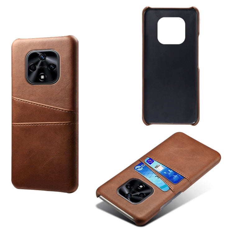 For Huawei nova 9Z 5G Dual Card Slots Calf Texture PC + PU Phone Case