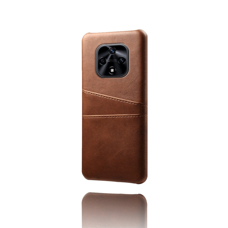 For Huawei nova 9Z 5G Dual Card Slots Calf Texture PC + PU Phone Case