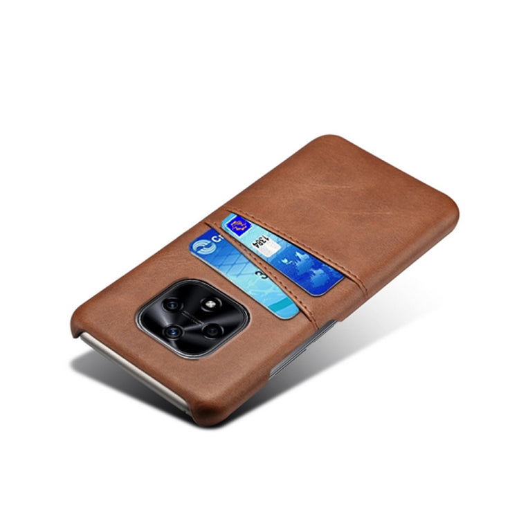 For Huawei nova 9Z 5G Dual Card Slots Calf Texture PC + PU Phone Case