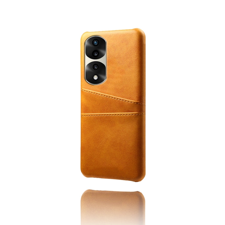 For Honor 70 Pro+ Dual Card Slots Calf Texture PC + PU Phone Case