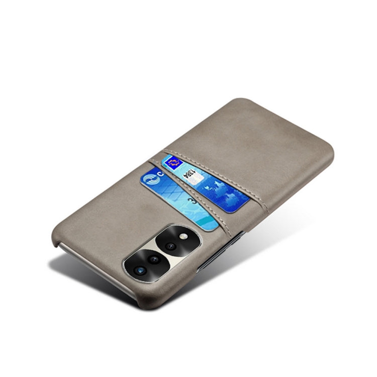 For Honor 70 Pro+ Dual Card Slots Calf Texture PC + PU Phone Case