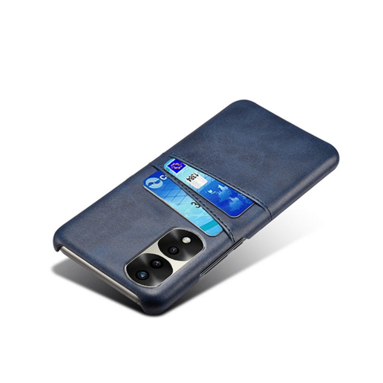 For Honor 70 Pro+ Dual Card Slots Calf Texture PC + PU Phone Case