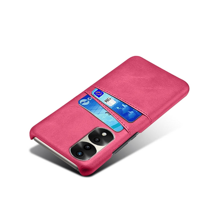 For Honor 70 Pro+ Dual Card Slots Calf Texture PC + PU Phone Case