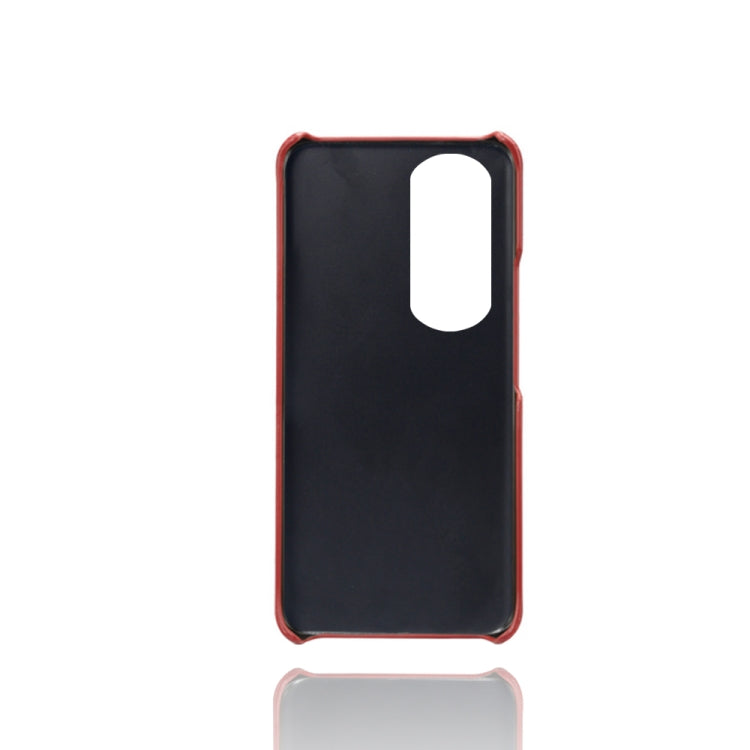 For Honor 70 Pro Dual Card Slots Calf Texture PC + PU Phone Case