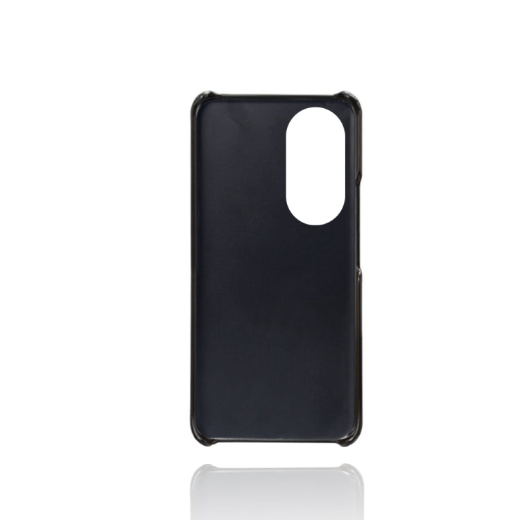 For Honor 70 Dual Card Slots Calf Texture PC + PU Phone Case