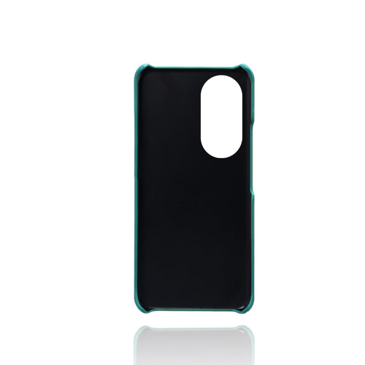 For Honor 70 Dual Card Slots Calf Texture PC + PU Phone Case