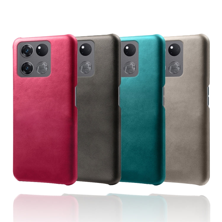 For OnePlus Ace Racing Calf Texture PC + PU Phone Case
