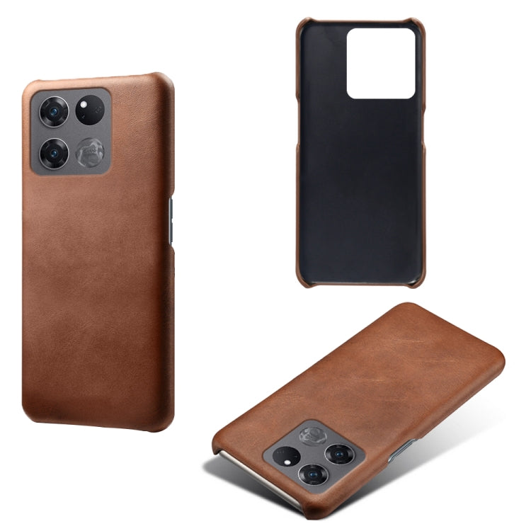 For OnePlus Ace Racing Calf Texture PC + PU Phone Case