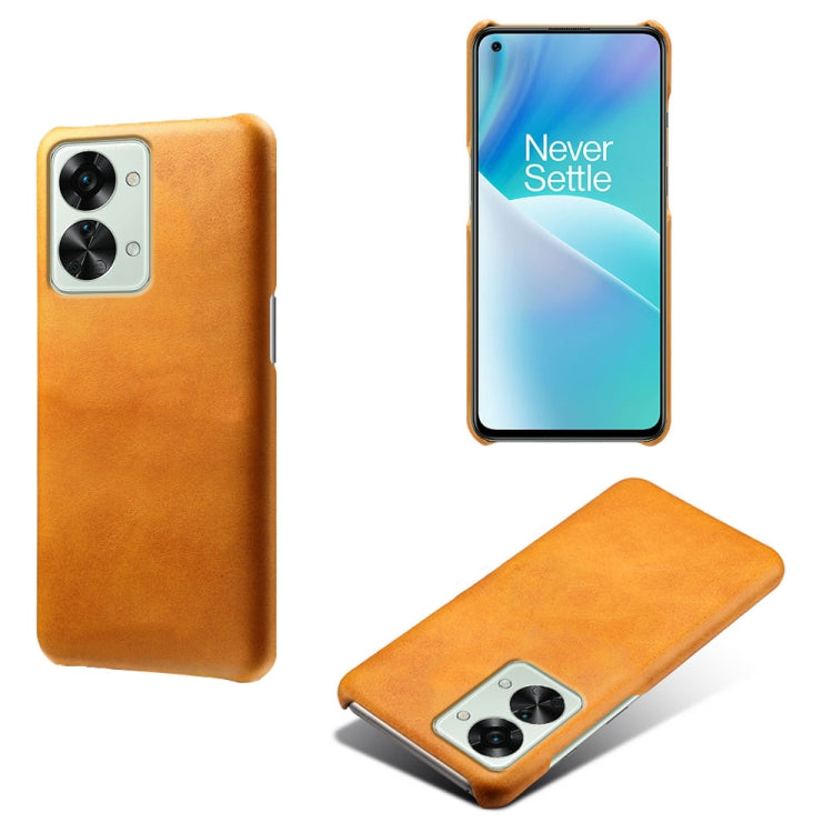 For OnePlus Nord 2T 5G Calf Texture PC + PU Phone Case