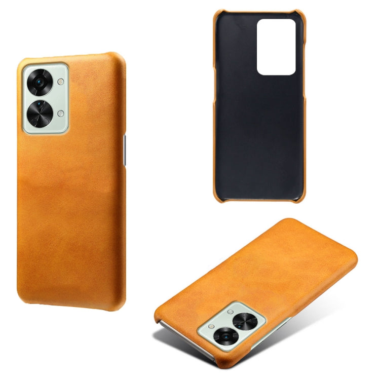 For OnePlus Nord 2T 5G Calf Texture PC + PU Phone Case
