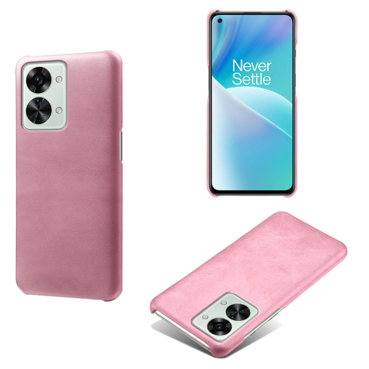 For OnePlus Nord 2T 5G Calf Texture PC + PU Phone Case